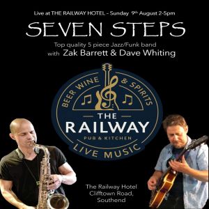 "SEVEN STEPS" 5 PIECE JAZZ FUNK BAND LIVE AT THE RAILWAY HOTEL — event image